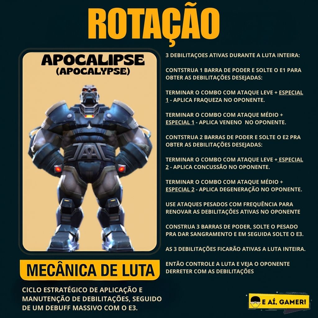 Apocalipse (Apocalypse) - Rotação