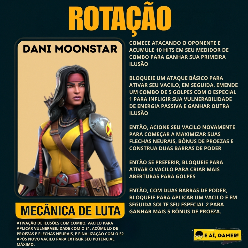 Dani Moonstar - Rotação
